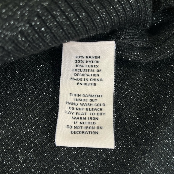 Nanette Nanette Lepore Long Sleeve Rib Knit Sleeve Sweater Size Medium NWT - Picture 8 of 11